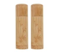 SMASOLO Lot de 2 Urnes Funéraires pour Animaux de Compagnie en Bambou Naturel Urne Cinéraire Légère et Solide Adaptée pour Cendres de Chien et Chat Décoration Intérieur à Cendres Animales