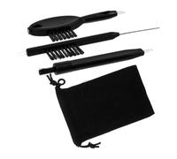 SMASOLO Lot de 3 Brosses Tubulaires en Plastique Robuste pour Nettoyage D’appareils Auditifs, Outils Portables Aimantés pour Éliminer Cérumen, Kit Pratique de Nettoyage pour Prothèses