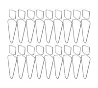 SMASOLO Lot de 30 Crochets de Plafond en Acier Forme 8 Clips Suspendre pour Dalles de Plafond à Pression pour Décoration Mariage Panneaux Luminaires et Plantes Fixation sans Abîmer