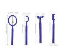 SMASOLO Lot De 4 Outils D'orthophonie Pour Exercices De Muscles Buccaux Entraîneur De Langue Compact Pour Rééducation Du Langage