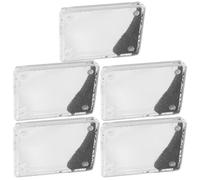 SMASOLO Lot de 5 Boîtes de Limaille et Poudre de Fer Magnétique Kit d'Expérimentation Physique Éducatif pour Démonstration du Champ Magnétique en Classe et Laboratoire Outil Pédagogique