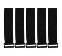 SMASOLO Lot de 5 Sangles de Fixation en Nylon Élastiques 38X300Mm Boucle Sangles Auto-Agrippantes pour Attache Câble et Gestion de Câbles Usage Domestique et Électronique