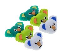 SMASOLO Lot de 6 Amortisseurs de Raquette de Tennis Koala Mignons en Silicone Souple, Amortisseur de Cordes Anti-Vibrations, Accessoires Colorés pour Entraînement et Compétition