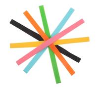 SMASOLO Lot de 6 Bandes Porte-Serviettes Élastiques Multicolores pour Chaises de Plage et Croisière, Sangles en Silicone Extensibles, Protection Coupe-Vent, Accessoires Indispensables