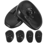 SMASOLO Lot de 6 Cache-Oreilles en Plastique Léger pour Teinture Capillaire Protection Étanche Anti-Eau et Anti-Tache Accessoires Coiffure Professionnels pour Salon ou Usage Domestique