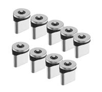 SMASOLO Lot De 9 Embouts De Connecteur Magnétique USB-c, Adaptateurs De Charge Rapides Et Solide en Aluminium, Compatibles Appareils USB Type-c, Magnétique Sécurisée pour Rechargement
