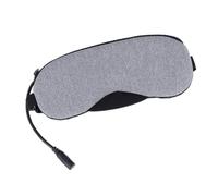 SMASOLO Masque de Sommeil USB Vapeur Unisexe Gris Pack Froid et Chaud Rechargeable Masque Yeux Occultant pour Détente Sommeil Profond Maison Bureau et Voyage