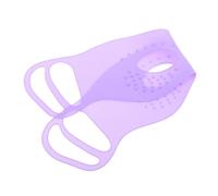 SMASOLO Masque Yeux En Silicone Violet Double Face Suspendu, Patch Oculaire Inclus, Flexible Et Antidérapant, Massage Relaxant Sommeil Soin Des Yeux, Usage Quotidien Santé Et Bien-