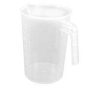 SMASOLO Mesureur Plastique Réutilisable avec Poignée Bol de Mélange Cuisson Graduation Claire Accessoire Pâtisserie Résistant Haute Température