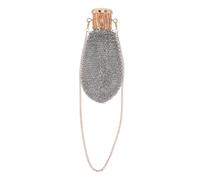 SMASOLO Mini Sac Filet Métallique Pochette Portefeuille Vintage Boîte à Trésors Maille Porte-Monnaie avec Couvercle à Visser Pochette pour Monnaie Bijoux
