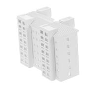 SMASOLO Miniature Apartment Building Model Maquette Plastique Immeuble Moderne pour Décoration Et Apprentissage Classe pour Maquette De Train Et Paysage Urbain
