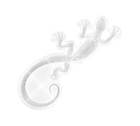 SMASOLO Moule Silicone Lézard pour Résine Époxy Moule Gecko Flexible pour Décoration Murale DIY Ornement Suspendu pour Jardin Balcon et Intérieur