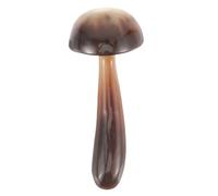 SMASOLO Natural Ox Horn Mushroom Design Acupressure Massage Stick Portable Body Massager For Relaxation And Relief