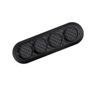 SMASOLO Organiseur de Câbles Magnétique à Texture Fibre de Clip Multifonction pour Gestion et Maintien des Fils USB Au Bureau et Voiture
