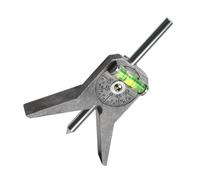 SMASOLO Outil de Centrage pour Tubes Métalliques Chercheur de Centre Compact Base Robuste Outil de Marquage Central Précis pour Traçage de Tuyauterie Industrielle pour Professionnels