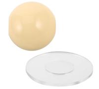 SMASOLO Outil D'entraînement la Visée au Billard Trou de 16mm, Boule D'entraînement en Résine Solide, Équipement Professionnel pour Pratique à Domicile et Entraînement au Snooker