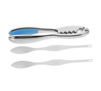 SMASOLO Outils pour Fruits de Mer Alliage Pince à Crabe Ergonomique avec Fourchette Douverture pour Coquilles de Crabe et Homard et Antidérapant
