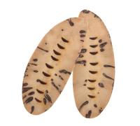 SMASOLO Paired Coupes Divinatoires en Fruit de Bodhi 6-8 Cm, Outil de Divination Bouddhiste en Résine, Décoration Spirituelle pour Rituels et Ambiance Temple, Fournitures Élégantes