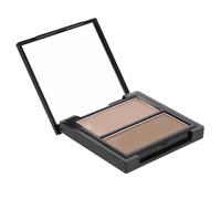 SMASOLO Palette de Poudre à Ombrer Bicolore Format Compact Effet Illuminateur Contour Visage Maquillage Professionnel Peaux Variées Usage Quotidien