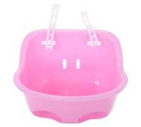 SMASOLO Panier Métallique de Vélo pour Garçon et Filles Rose, Panier Étanche pour Tricycle et Trottinette, Accessoire Vélo Sécurisé et Léger, pour Balade et Transport de Jouets