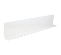 SMASOLO Pare-Éclaboussures pour Salle de Bain Coin 40 CM X 8 CM X 4 CM Pare-Éclaboussures Étanche en Plastique Rigide Protection Anti-Éclaboussures Lavabo et Robinet Accessoire