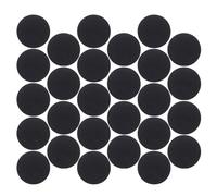 SMASOLO Pastilles Auto-Adhésives en Feutrine Noire 12 MM Lot de 500 Pièces Autocollants Décoratifs à Pois pour Vêtements Loisirs Créatifs et Projets de Couture