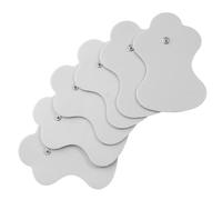 SMASOLO Patchs De Massage Professionnels Souples 6 Pcs 6x9 Cm En Tissu Non Tissé Réutilisables Autocollants Pour Électrostimulation Corps, Accessoires Santé