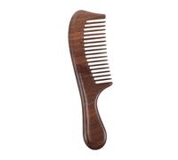 SMASOLO Peigne Bois de à Dents Larges avec Manche Long de Peigne Detox Aux Cheveux Longs Massage et Soin