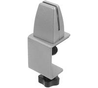 SMASOLO Pince de Fixation Aluminium Ajustable pour Écran de Séparation de Bureau Support de Cloison Verre Clip de Partition pour Espace de Travail Privé Bureau Bibliothèque Maison