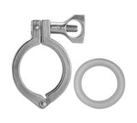 SMASOLO Pince Triangulaire Robuste en Acier Inoxydable 304 avec Joint en Silicone Collier de Serrage Rapide Tri Clamp 505 MM 1 Jeu avec Joint D’Étanchéité pour Raccords Industriels et