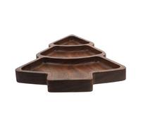 SMASOLO Planche Apéritive Forme Sapin de Noël Plateau de Service Divisé Assiette Multi Usage pour Déjeuner Snack et Fruits Secs Décor et Fonctionnel