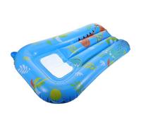 SMASOLO Planche de Surf Gonflable Garçon et Filles Fenêtre D’Observation, Tapis Flottant Bleu, Léger et Portable pour Piscine, Bodyboard Gonflable Sûr et Stable, Natation et Plongée