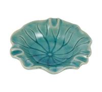 SMASOLO Plateau Céramique pour Huile Essentielle Bol Diffuseur Spa sans Bordures Support Sûr et Polyvalent pour Masques et Huiles Essentielles Bleu
