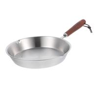 SMASOLO Poêle à Œufs 16 CM en Acier Inoxydable Fond Plat Antiadhésive, Adaptée pour Cuisson Crêpes et Omelettes à Induction