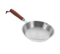 SMASOLO Poêle Inox Mini Acier Non Adhésive sans Revêtement Poêle à Omelette Multifonction Ustensile de Cuisine Pratique et Résistante Chaleur