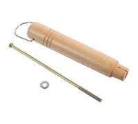 SMASOLO Poignée de Casserole en Bois Massif Résistante la Chaleur, Poignée de Remplacement Amovible pour Petite Poêle Yukihira, Accessoire la Cuisine Ergonomique Compatible Ustensiles