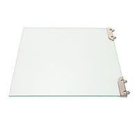 SMASOLO Porte Coulissante de Remplacement en Verre Trempé 24 X 25 CM pour Machine à Saucisses Accessoire Compatible pour Appareils Hot Dog Professionnels Nettoyage Facile et Étanchéité