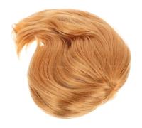 SMASOLO Postiche Synthétique Blonde Courte pour Homme, Coiffure Cosplay et Halloween, Postiche de Remplacement Capillaire Légère, Adaptée Fêtes et Déguisements, Style Présidentiel