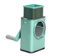 SMASOLO Râpe Manuelle Rotative Multifonction avec Lames Coupe Légumes Trancheuse et Râpe à Base Antidérapante Outil de Cuisine Compact et Facile à Nettoyer