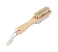 SMASOLO Râpe Pédicure Double Face en Bois de Hêtre Pierre Portable pour Éliminer Callosités et Peaux Mortes Soin Secs Abîmés Ergonomique et Facile d'Utilisation