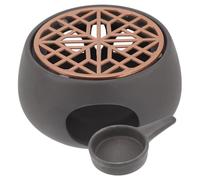 SMASOLO Réchaud à Thé Céramique Japonais Chauffe-Plats Pratique et Élégant pour Maison avec Support Bougie Chauffe Théière et Base Résistante
