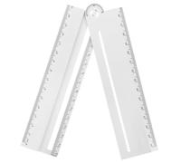SMASOLO Règle Multifonction Professionnelle Outil de Mesure pour Architecture Angles et Tracé et Compact Adapté Dessin Technique et Construction