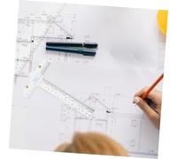 SMASOLO Règle T Transparente Plastique Rigide Double Face Équerre de Dessin et Couture Compacte Légère et Facile à Calibrer pour Architectes Étudiants et Artisans