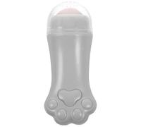 SMASOLO Rouleau de Massage pour Femmes en Pierre de Quartz Rose Gris, Masseur Facial Compact Anti-gonflement, Outil de Beauté pour Visage et Yeux, Roll-on pour Poches Yeux, Soin Peau