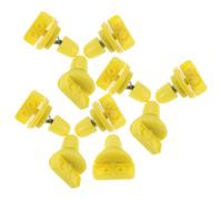 SMASOLO Roulements Silencieux pour Roue D’Exercice Hamster 10 Pièces Plastique Jaune avec Bouton de Serrage, Pièces de Rechange Universelles pour Roue Tournante Petits Animaux