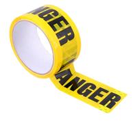 SMASOLO Ruban de Sécurité Adhésif Jaune et Noir Danger Ruban de Masquage Autocollant Résistant pour Murs Sols et Équipements de Signalisation Antidérapantes pour Chantier et Zones à Risque