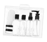 SMASOLO Set De Bouteilles De Toilette Rechargeables 6 Pièces 80 Ml Compactes Multifonction Pour Voyageurs Voyage Paquet Rangement Pratique Et Étiquettes