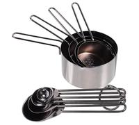 SMASOLO Set de Cuillères Doseuses Acier Inoxydable Empilables pour Cuisine et Pâtisserie Cuillères à Mesurer Précises et Adaptées pour Café et Ingrédients Secs et
