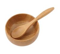 SMASOLO Set Visage en Bois Naturel et Spatule pour Masque DIY Ustensile pour Mélanger Cosmétiques Maison Outil Portable pour Soin Peau