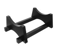 SMASOLO Socle en Bois de Chêne Rouge Foncé pour Tonneau de Vin 3 L, Support Distributeur de Boissons Robuste, Porte-Carafe pour Comptoir de Bar, Accessoire Vin pour Présentation et